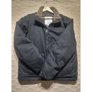 Eddie Bauer Mens Premium Goose Down 650 Fill Power Barn Jacket Black Large